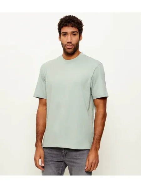 HUGO Tricou Dapolino | Relaxed fit verde