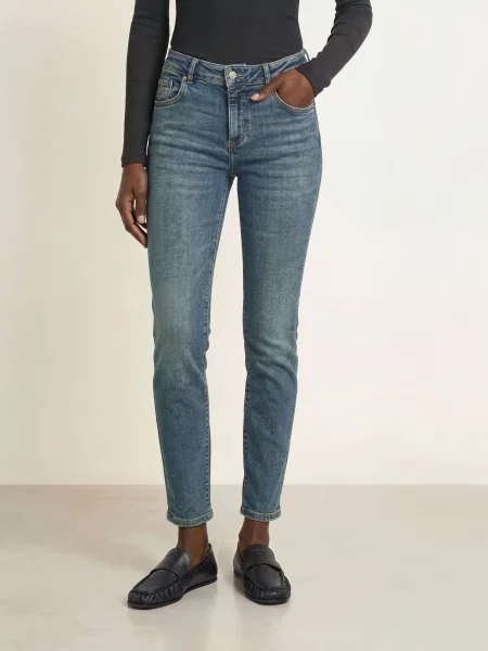 Allsaints Skinny Džíny Miller Skinny mid indigo