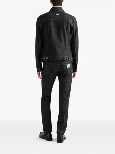 Blugi Dolce & Gabbana cu autograf negru