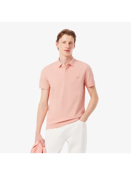 Поло Lacoste розовое