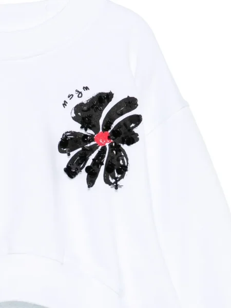 Bluza dziecięca Msgm biała
