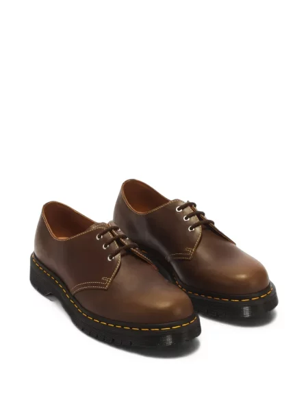 Šněrovací kožený derby Dr. Martens hnědý