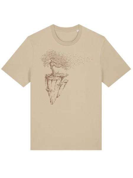 Life-Tree Póló Organic Fairwear Maple Island homok