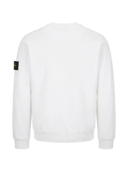 Hanorac Stone Island cu strasuri alb