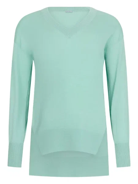 Pulover Malo cu decolteu în V verde