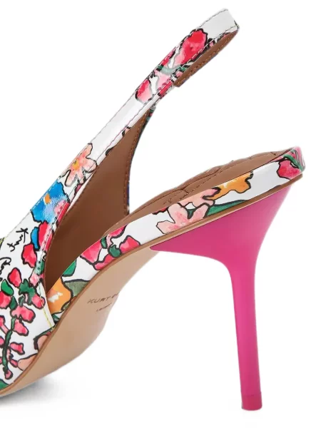 Φλοράλ γοβάκια Kurt Geiger London με σχέδιο λευκό