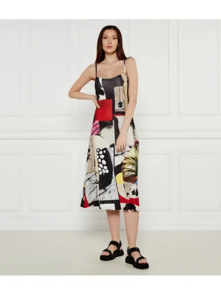 Desigual Ruha Desigual x M. Christian Lacroix NEWSPAPER piros