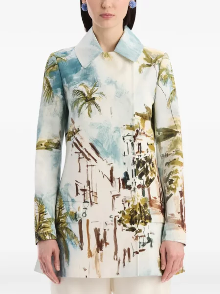 Palton Oscar De La Renta din poplin