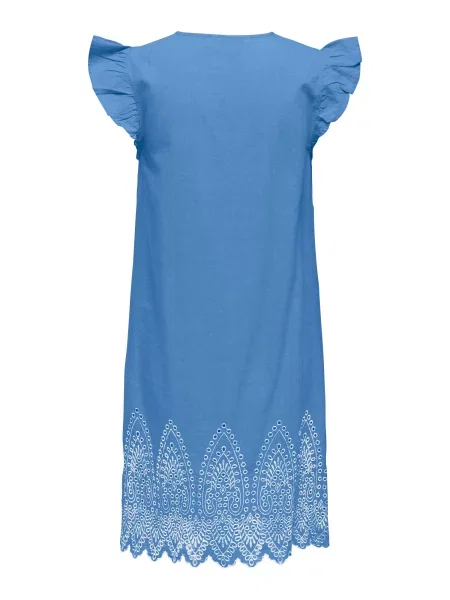 ONLY Rochie de vară ONLTULUM albastru alb