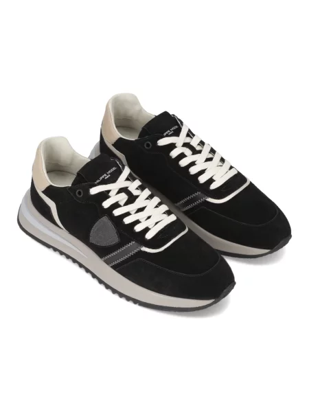 Buty do biegania Philippe Model skórzane do biegania czarne