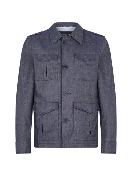 Geacă de blugi Herno albastru