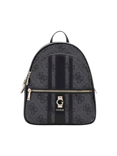 Раница Guess ERENIA дамска сиво малък с десен черно
