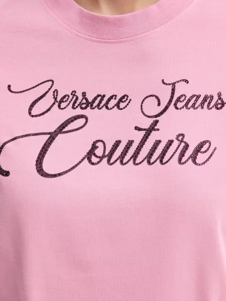Футболка Versace Jeans Couture рожевий