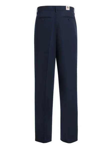 Pantaloni Bally plisate albastru