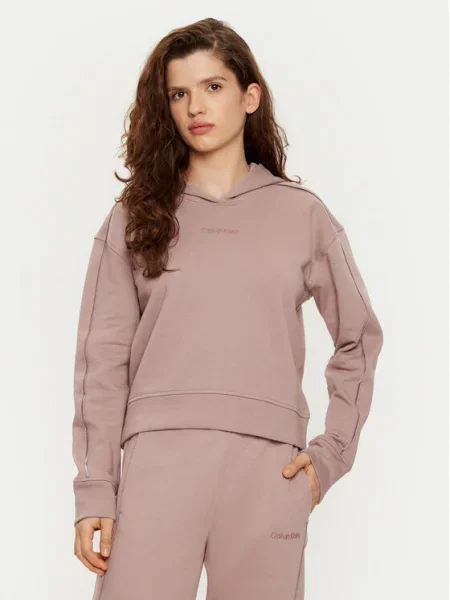 Calvin Klein Bluză Hoodie bej