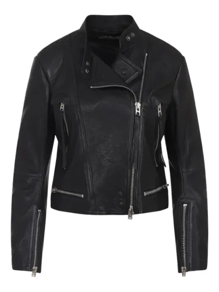 Geanta de piele Tom Ford negru