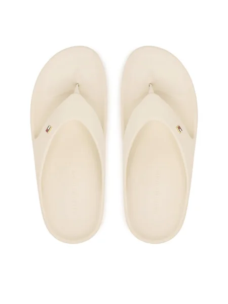 TOMMY HILFIGER Flip-flops deschis bej