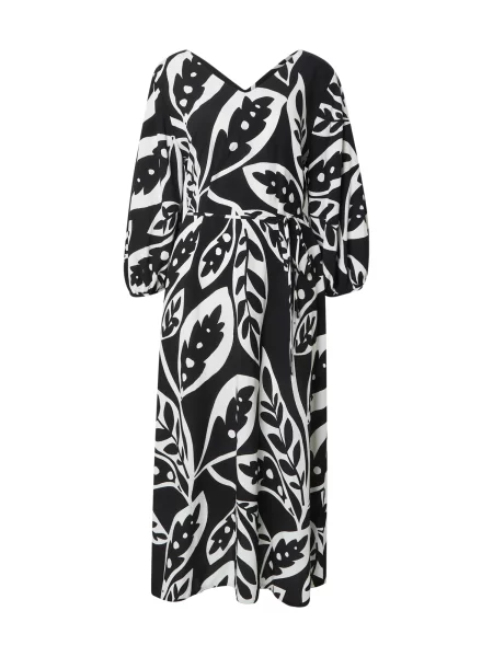 ZABAIONE Rochie negru alb