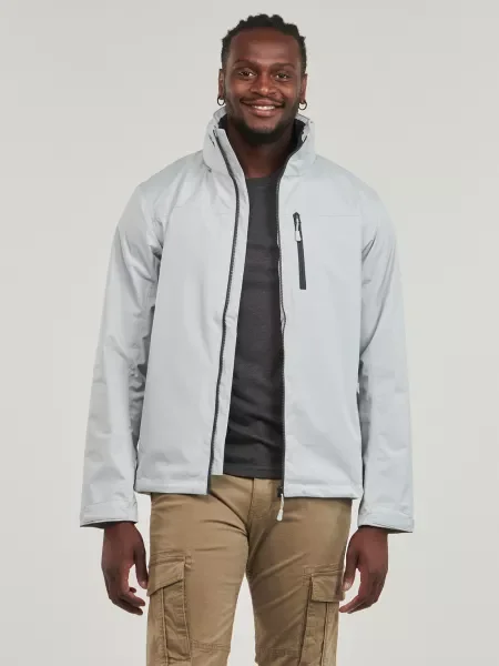Bunda Helly Hansen s kapucňou sivá