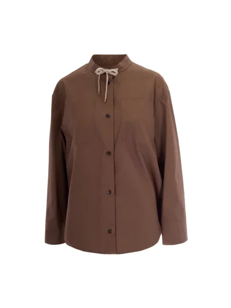 Koszula Max Mara Studio brązowa