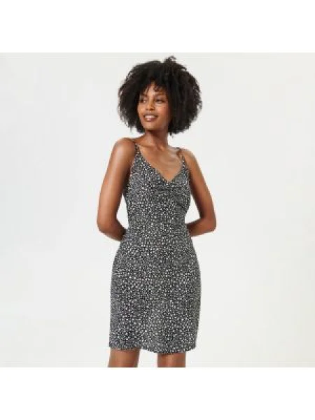 Sinsay Mini šaty na ramínka Vícebarevná