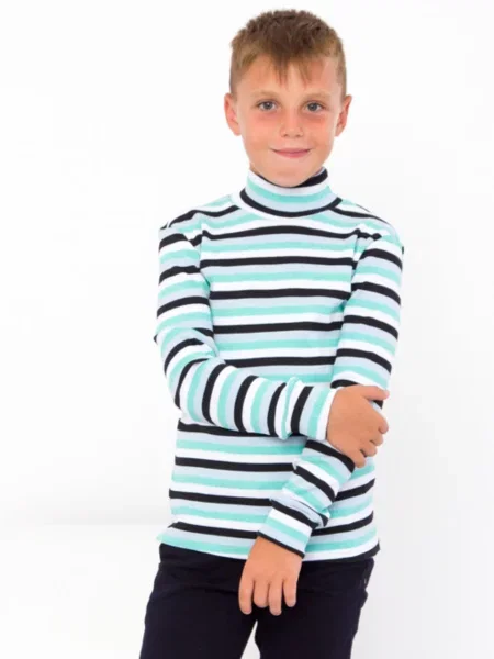 Гольф свитер носи своє голубой