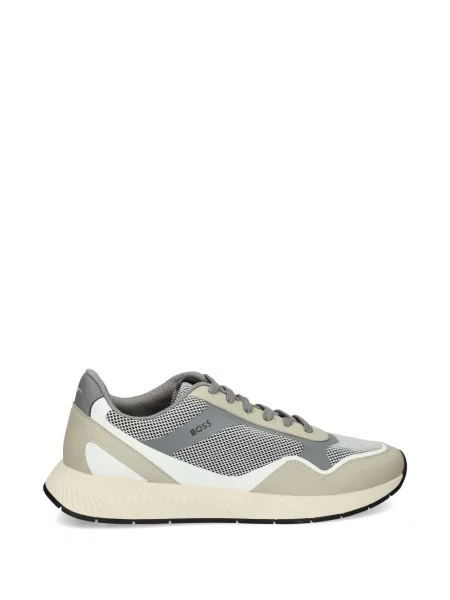 Sneakerși Boss cu șireturi din dantelă