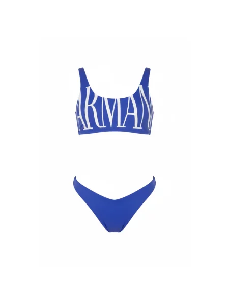 Bikini Emporio Armani niebieskie