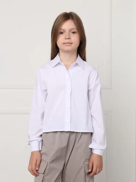 Детская рубашка Yuki белая