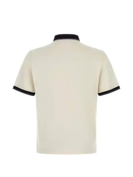 Tricou polo Prada alb