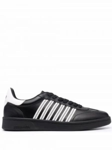 Sneakerși Dsquared2 cu dungi negru