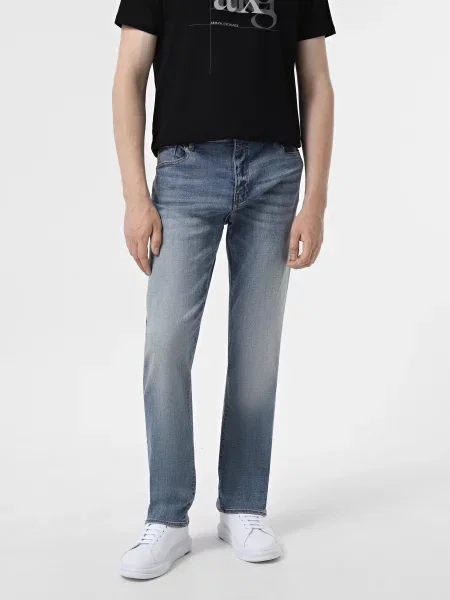 Armani Exchange Завужені джинси синій