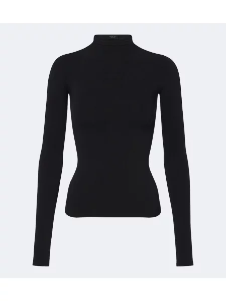 Top Gucci din jerseu negru