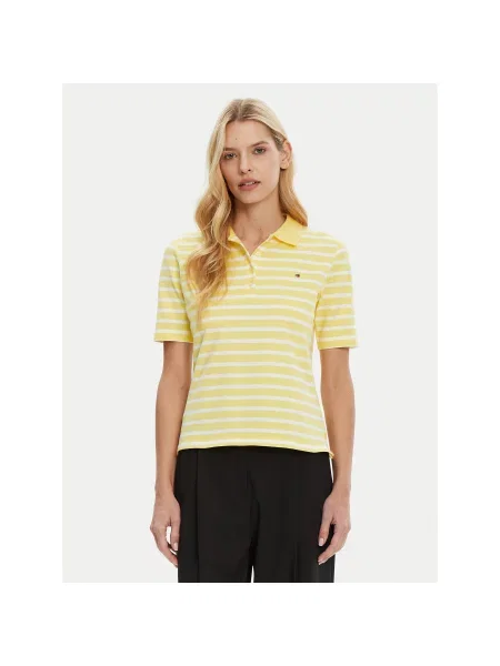 Tommy Hilfiger Polo marškinėliai geltona