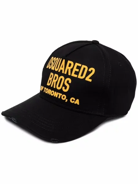 Șapcă Dsquared2 cu broderie negru