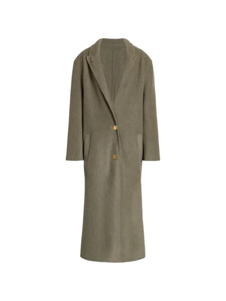 Palton Alberta Ferretti cu rever gri