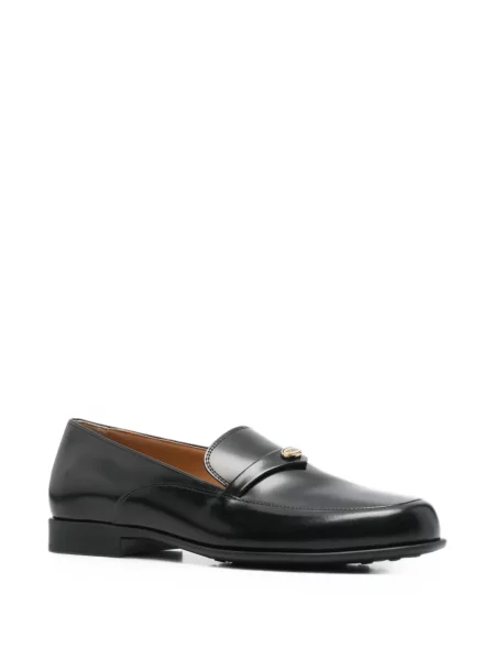 Pantofi loafer Tod's din piele cu autograf negru