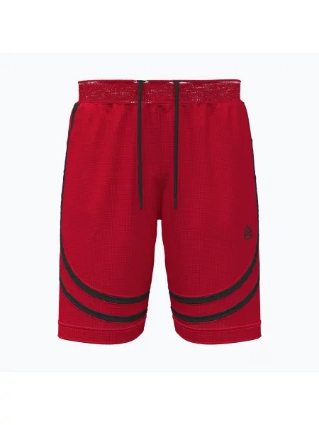 Pantaloni scurți de baschet pentru bărbați Under Armour Curry Signature black negru