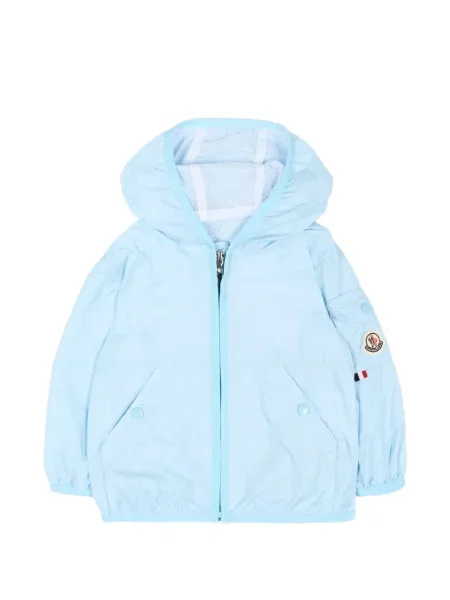 Kurtka dziecięca Moncler Enfant niebieska
