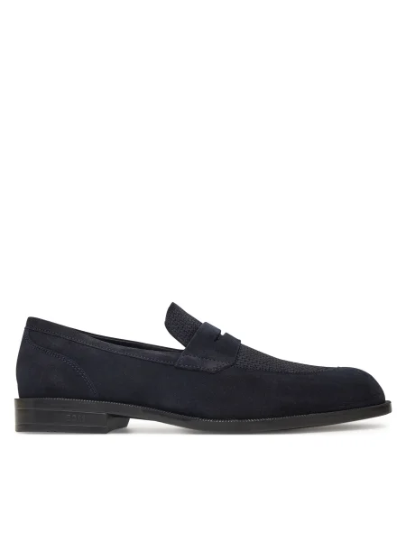 BOSS BLACK Pantofi loafer Tayil | piele întoarsă negru