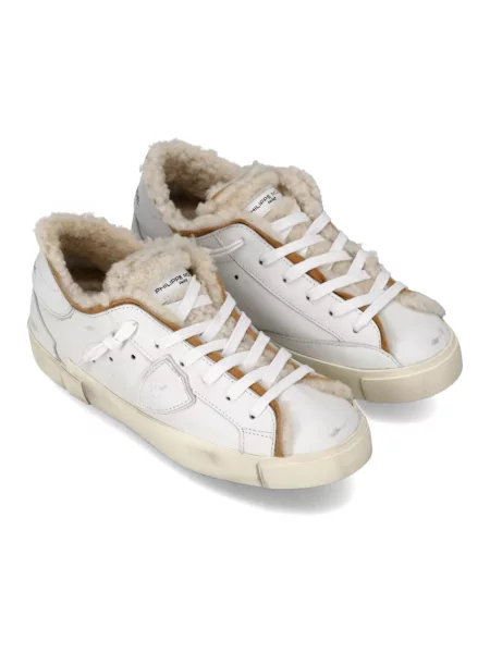 Buty do tenisa Philippe Model wełniane do tenisa białe