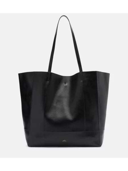 Geantă shopper Toteme din piele negru