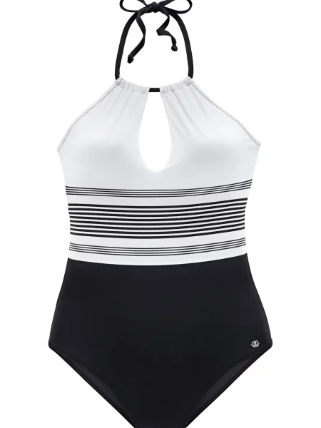 JETTE Costum de baie întreg Macy negru alb