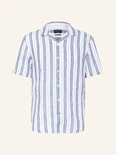 Olymp Košile Resort Casual Modern Fit tmavě modrá bílá
