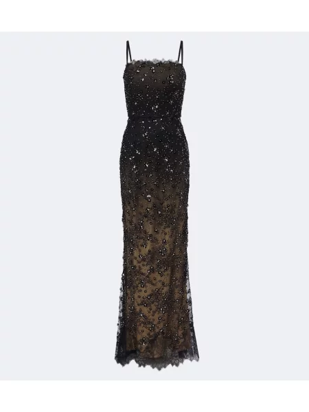 Rochie Elie Saab din dantelă negru