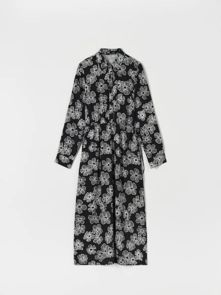 Міді сукня з леопардовим принтом різнобарвний