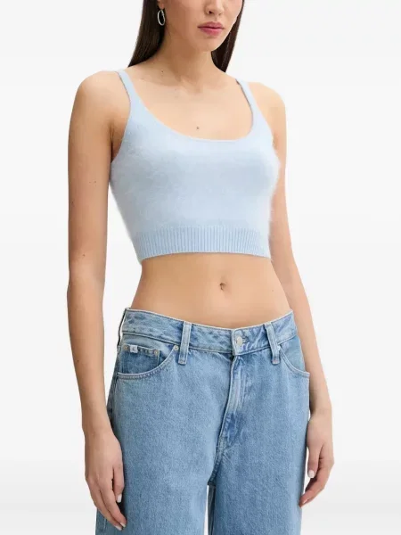 Top From Future din cașmir albastru