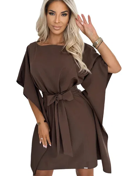 Rochie Numoco de costum maro