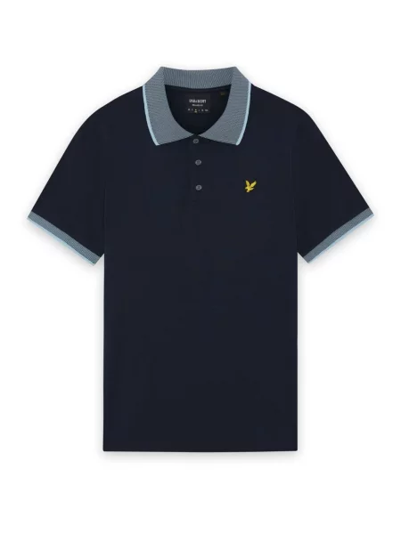 Lyle & Scott Tricou Birdseye bleumarin