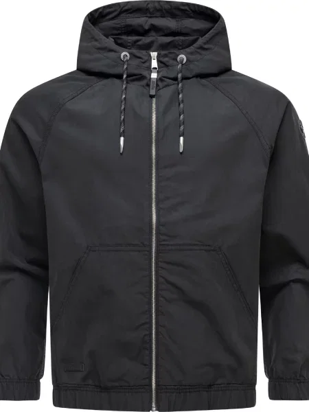 Ragwear Geacă de primăvară-toamnă Roog' negru